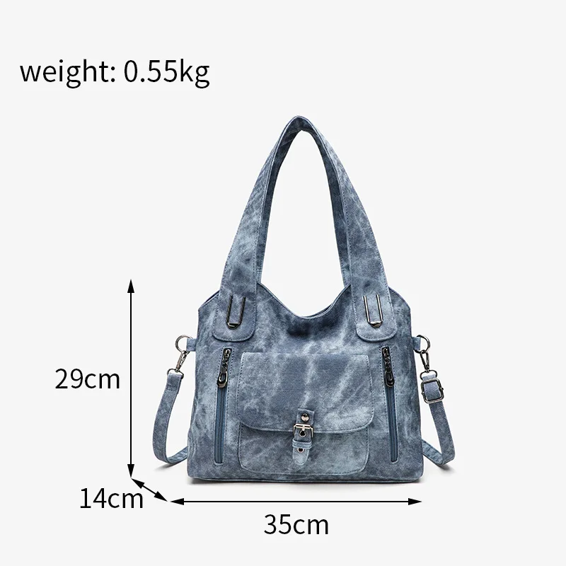 حقيبة الموضة سعة كبيرة حقيبة سيدة عادية عبر الجسم حقيبة يد ريترو حقيبة الإناث حقيبة كتف