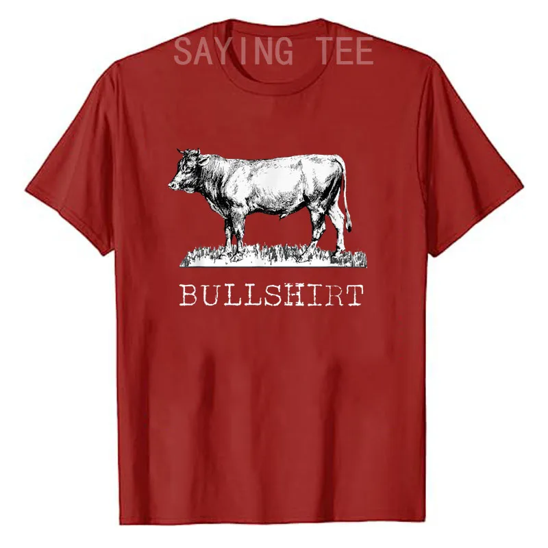 قميص الثور - هدية رعاة البقر المضحكة للمزارعين الماشية الرجال تي شيرت غاضب الثور رئيس ووجه مع قرون Y2k تصميم جرافيك تي شيرت