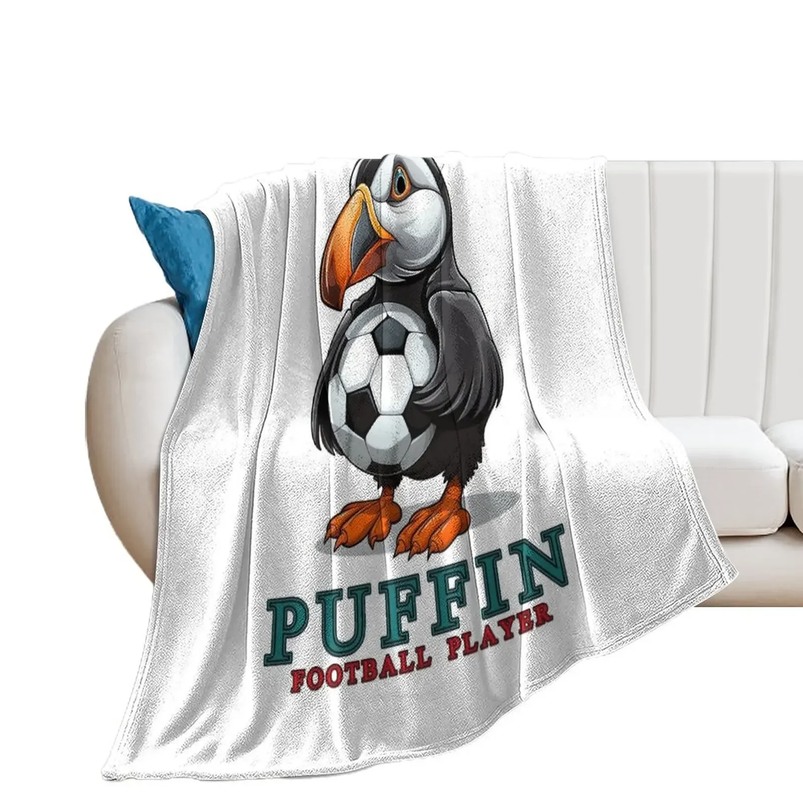 Puffin Along - Whimsical Bird Adventures Throw Blanket heavy to sleep Picnic Plush Plaid on the sofa Blankets