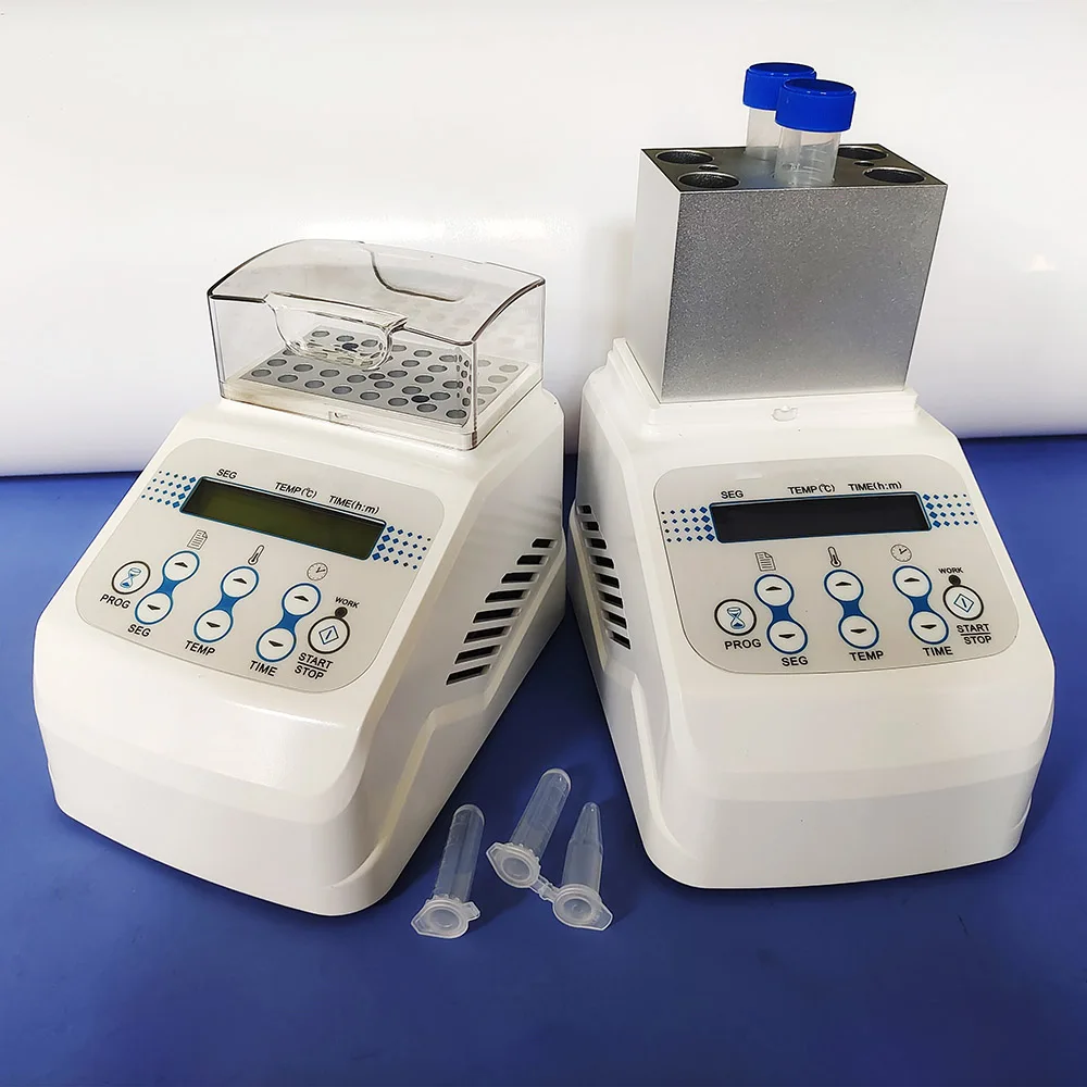 Portable Dry Bath Incubator, Digital Metal Block Heater for 0.2ml/2ml Tubes, Constant Temperature M-JSY-H