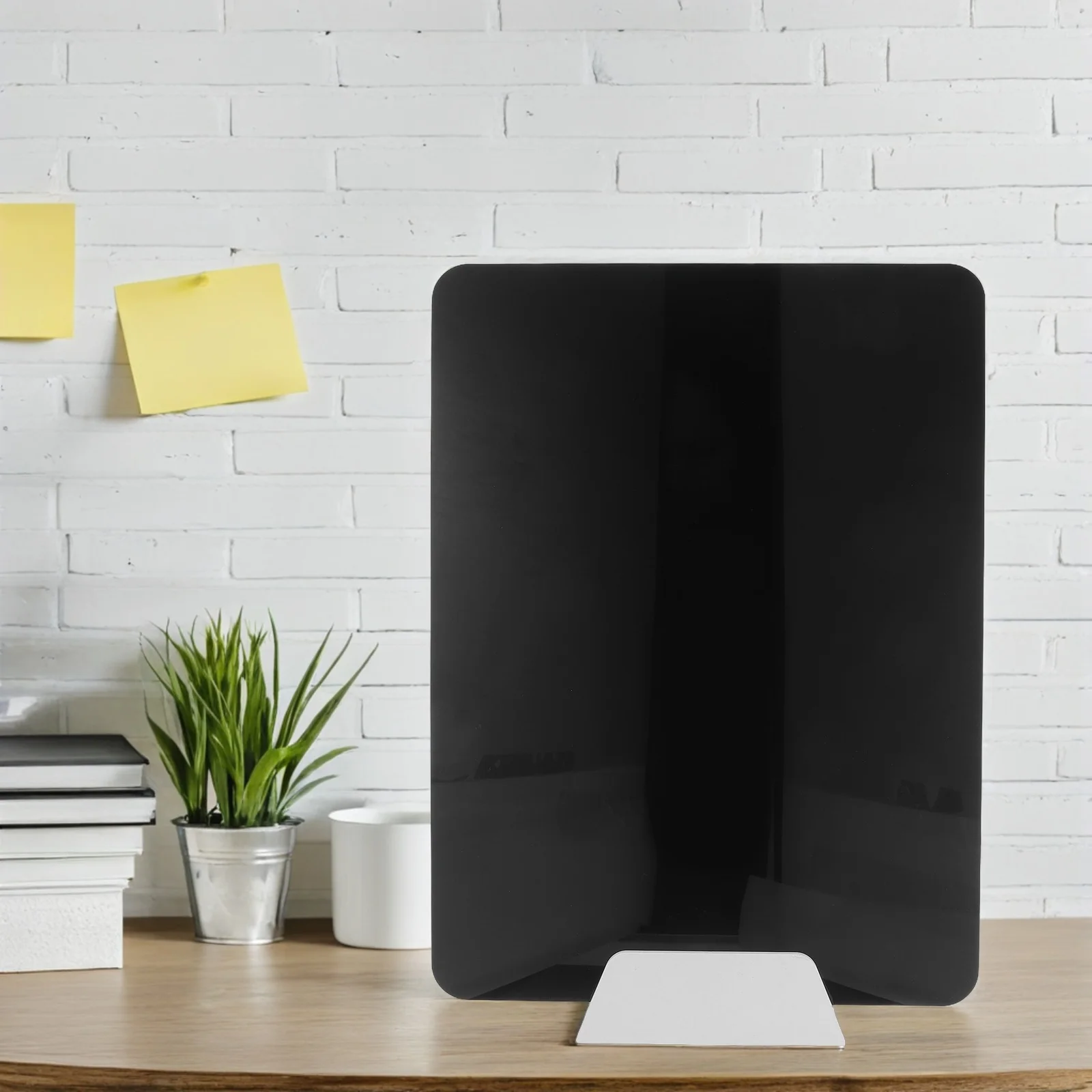 

Desk Divider Acrylic Freestanding Desktop Privacy Panel Support Feet Easy Install Office Student Exam Study Workspace Partition