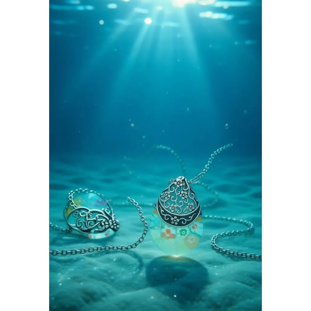 

Красочное ожерелье с подвеской в виде ромашки из стекла миллефиори, цепочка из нержавеющей стали, винтажное украшение с цветком, подарок для нее