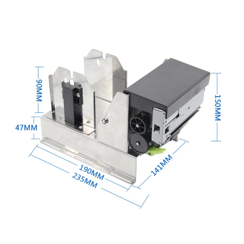 HS-K3UPS 3 Inch Thermal Kiosk Printer Auto Cutter  with USB+Serial+Parallel and Com Port Fastest Printer Full Graphic Mode