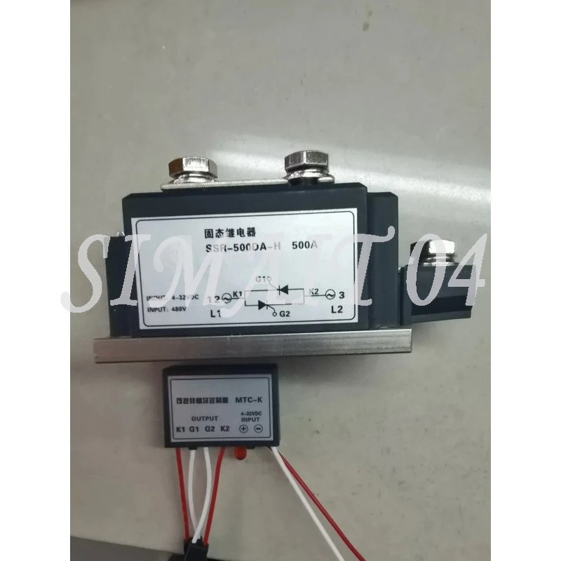 

Мощное твердотельное реле промышленного класса 500 А SSR-500DA-H DC Control AC DC-AC