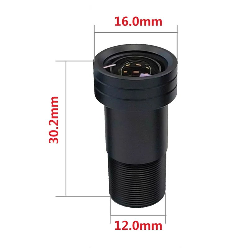 F1.4 Starlight 8mm Lens CCTV Lens HD 5.0Megapixel M12 Lens  For CCTV Cameras Security Cameras Drones Sports Cameras