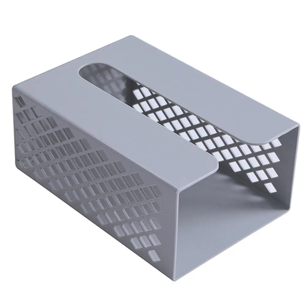 

Tissue Holder Paper Towel Rack Black Case Wall Mount ABS Material Punch Free Bathroom Storage Box Home Accessories