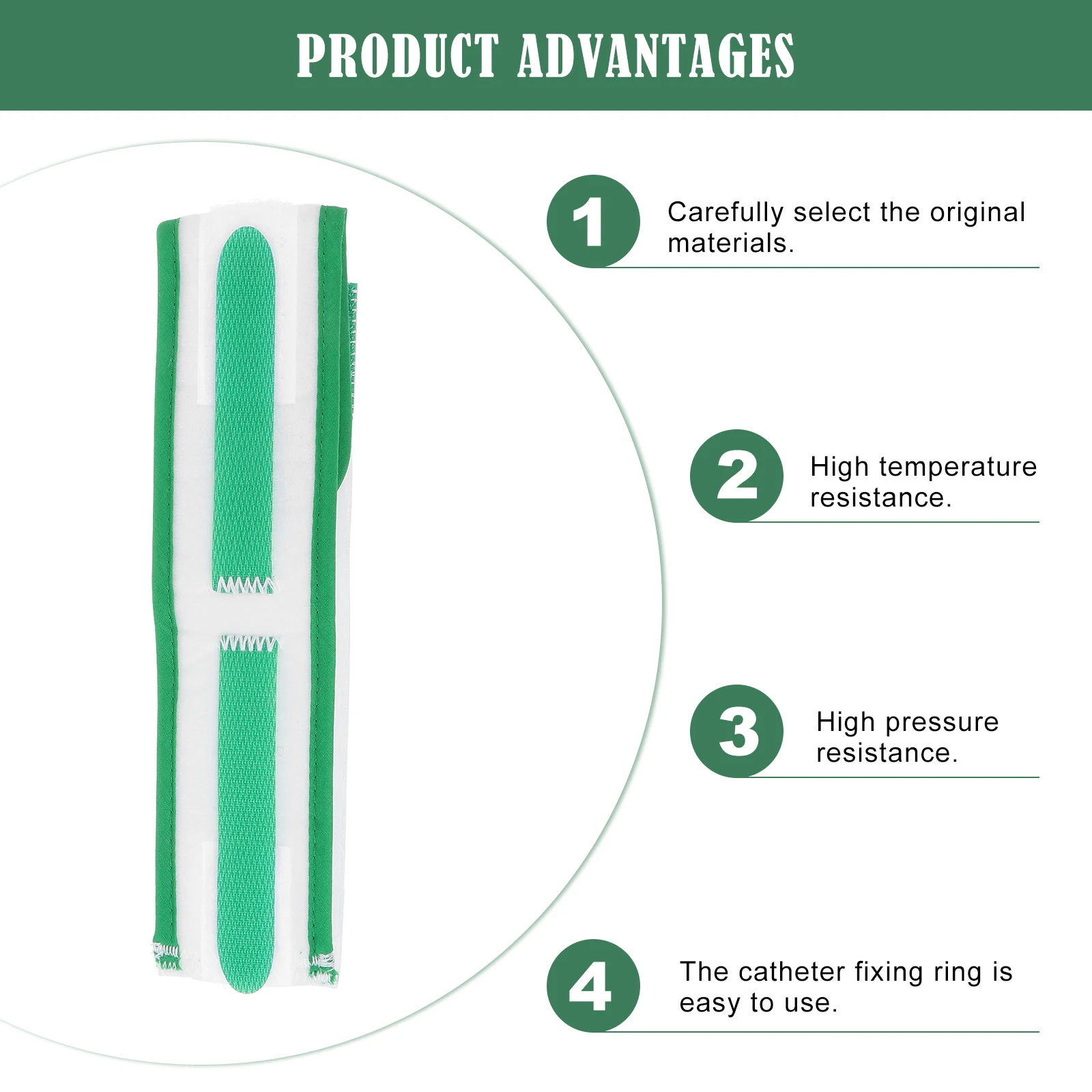 

1Pc Catheter Fixation Strap Urine Tube Leg Band Comfortable Breathable Small Lightweight Fixing Holder
