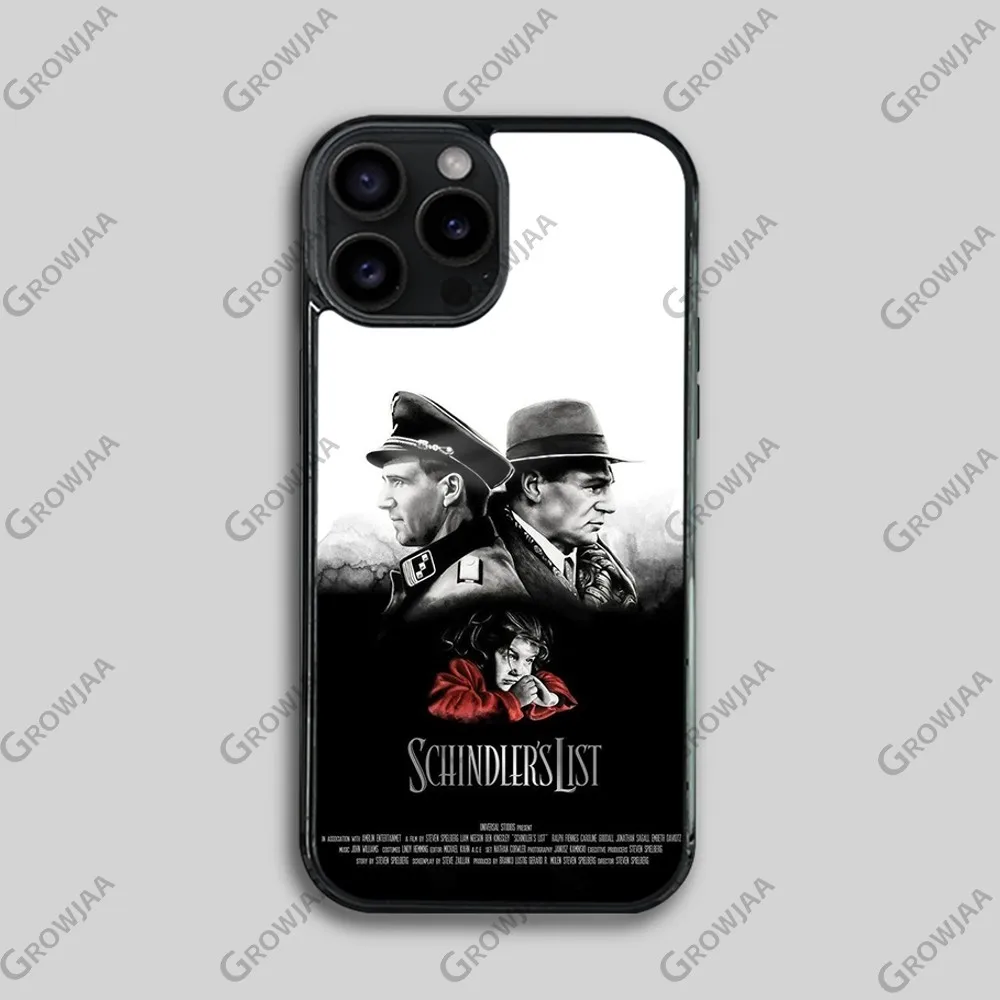 S-Schindlers List Film Phone Case For iPhone 16 15 14 13 12 11 Pro Max Plus Mini Magsafe Mirror Wireless Magnetic Funda