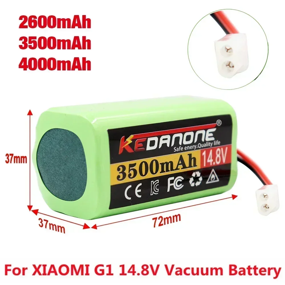 

New 14.8V 3500mAh Li-ion Battery Pack H18650CH-4S1P for XIAOMI MIJIA Mi Robot Vacuum-Mop Essential G1 MJSTG1, SKV4136GL R30 R35