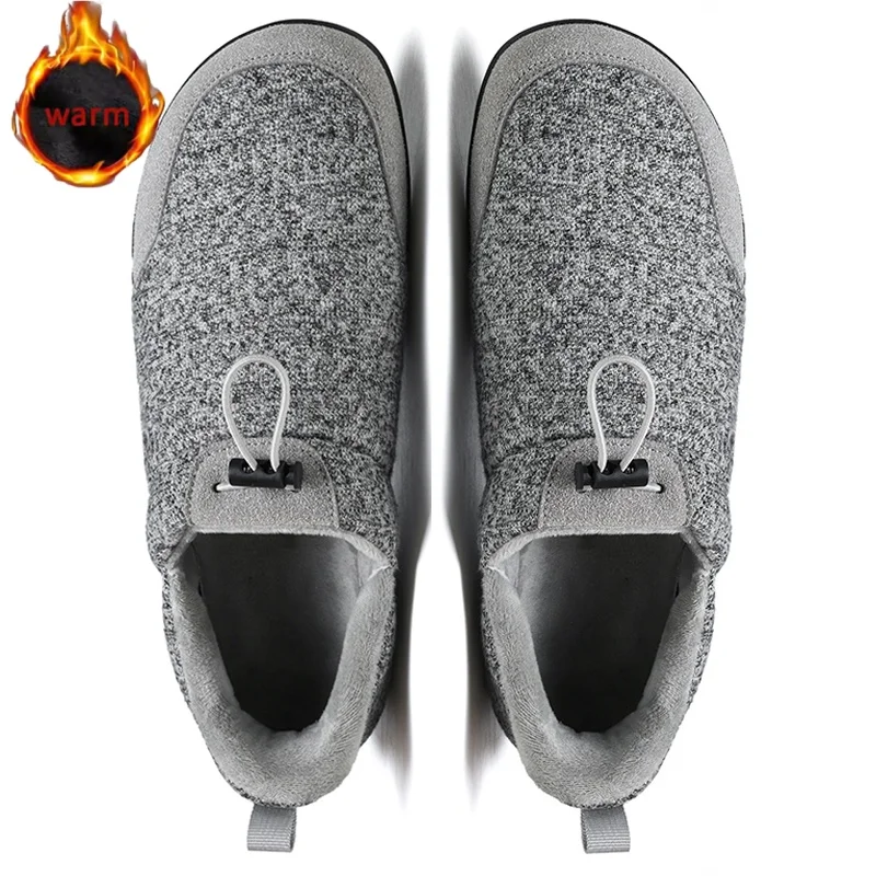 

Повседневная хлопковая обувь для пар, удобная теплая хлопковая обувь, нескользящая домашняя теплая хлопковая обувь на мягкой подошве, домашние и уличные тапочки на плоской подошве
