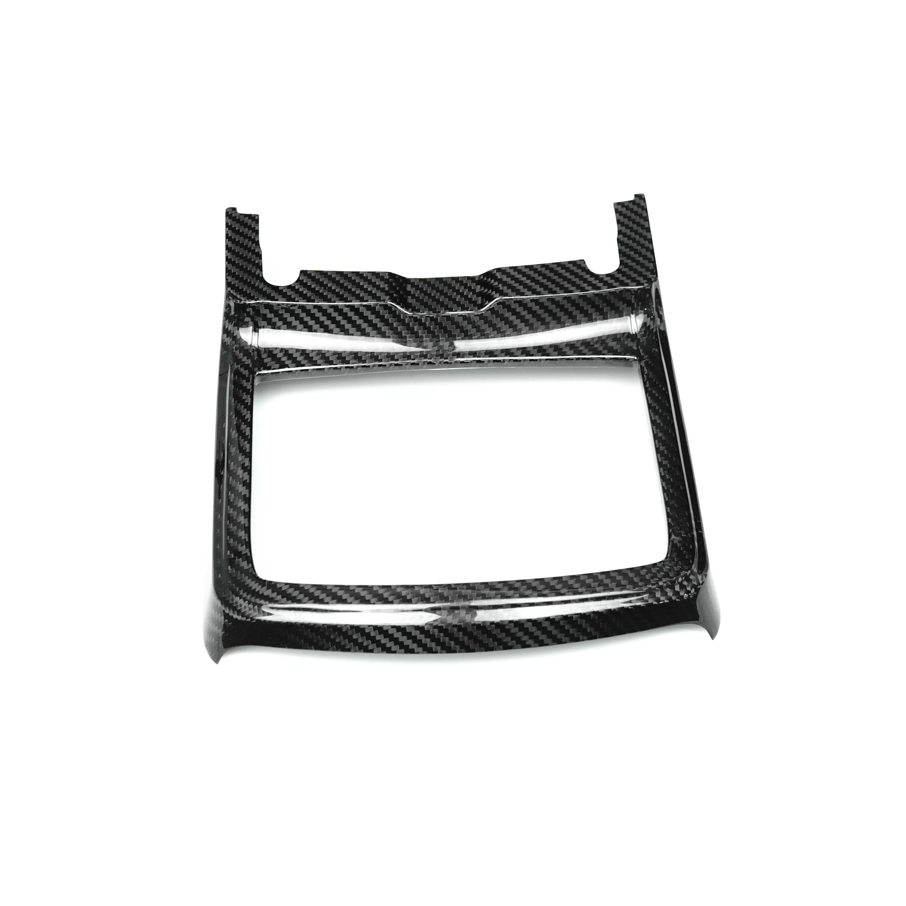 

Аксессуары для салона автомобиля из углеродного волокна, держатель для чашки с центральным управлением, рамка для Dodge Charger 2015-2023, накладки на приборную панель