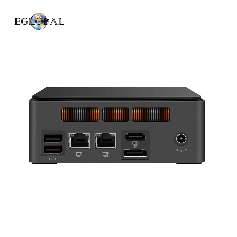كمبيوتر صغير EGLOBAL معالج Intel Ultra 125H Windows11 شاشة ثلاثية HD DP Thunderbolt 4 Wifi6 2.5G LAN سطح المكتب كمبيوتر صغير