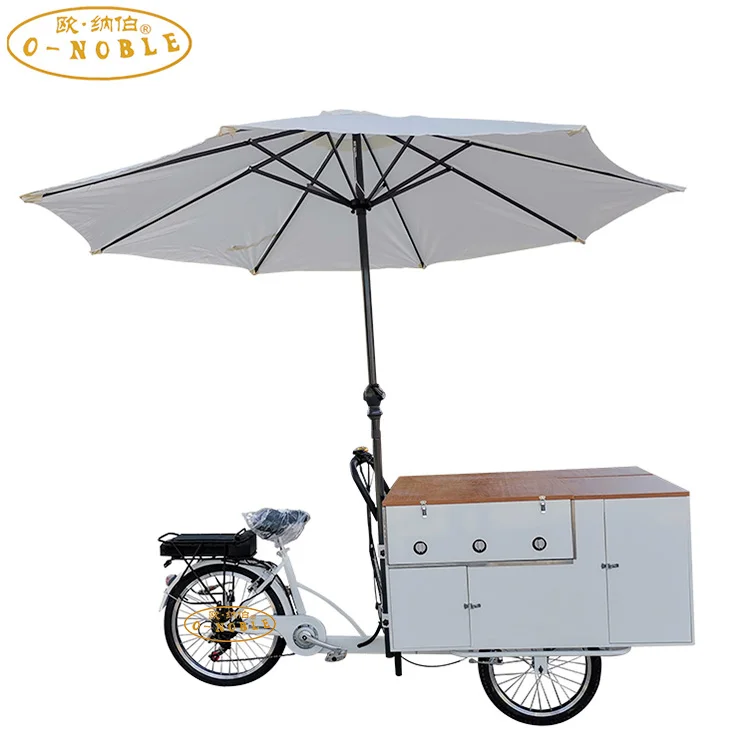 Mobile Food Trolley Outdoor Snack Trolley Bbq Bike Mobile Food Vending Trailer