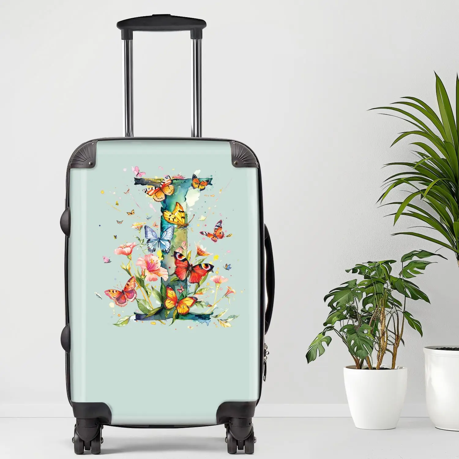 

Letter I Luggage, 20/24/28 Inch Luggage, Carry-On, Custom Luggage, Luggage Set, Suitcase, Travel, Vacation, Cabin Suitcase, Cust