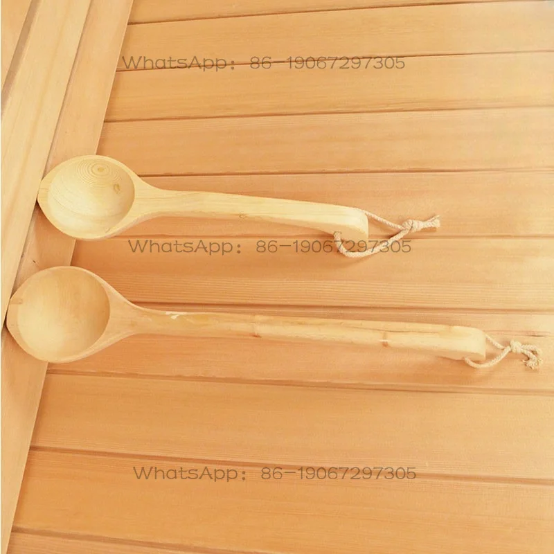Sauna Stove Plus Water Wooden Spoon Log Scoop Water Spoon