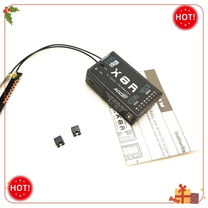 Durevole-X8R 8Ch/16Ch 2.4Ghz Ricevitore con antenna per TX16S TX18S JUMPER XJT X9D Plus,Horus X12S,X-Lite Pro ACCST e Rssiandsbus