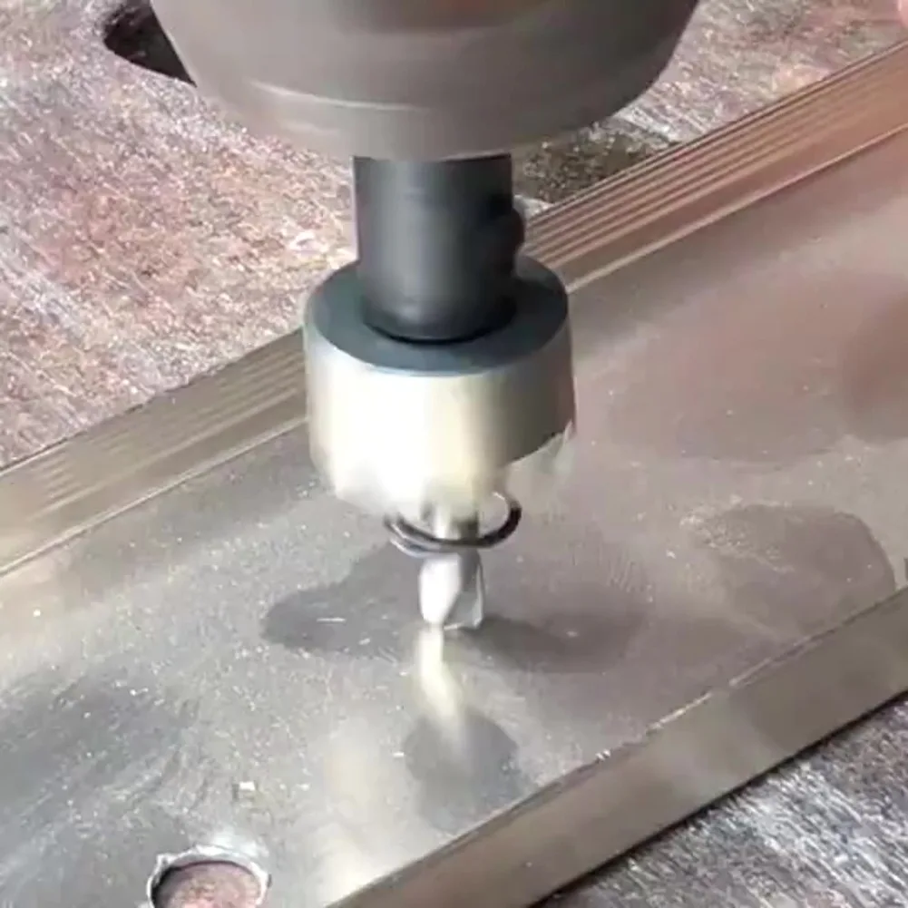 Broca de punta de carburo HSS de 16mm, 18,5mm, 20mm, 25mm y 30mm, juego de sierra perforadora, aleación de Metal de acero inoxidable para herramientas de carpintería