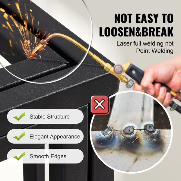 VEVOR 42-дюймовый сверхмощный ящик для собак, неразрушимый ящик для собак, 3-дверный сверхпрочный питомник для собак среднего и большого размера с замком