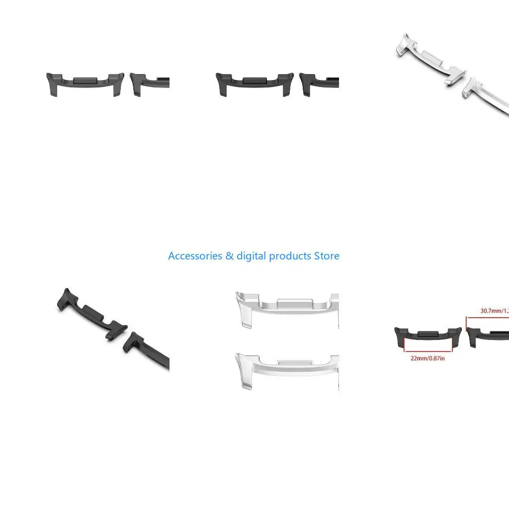 77JD Elegant Metal Connectors Link for Watch 8 40mm 44mm Quick Efficient Installation