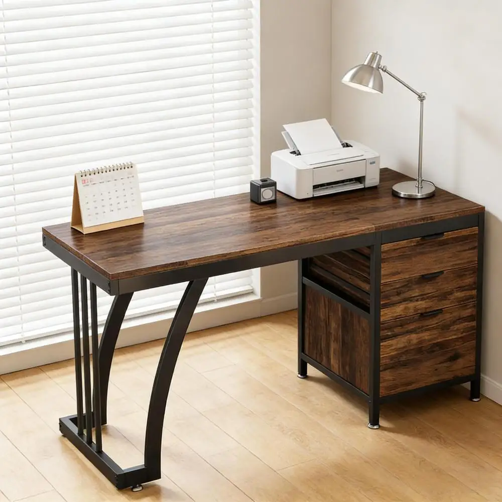 Extensive Office Desk,Computer Desk,Elegant Writing Desk