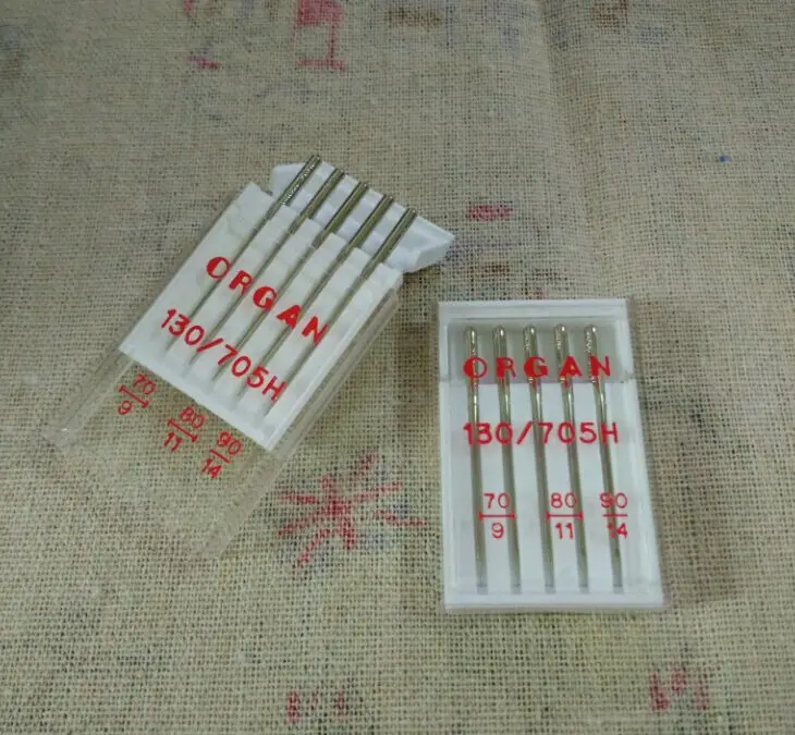 Sewing Needles Organ Needles 130/705H Top Quality Machine Needles UNIVERSAL Needles For General Fabrics (1PACK =5PCS)