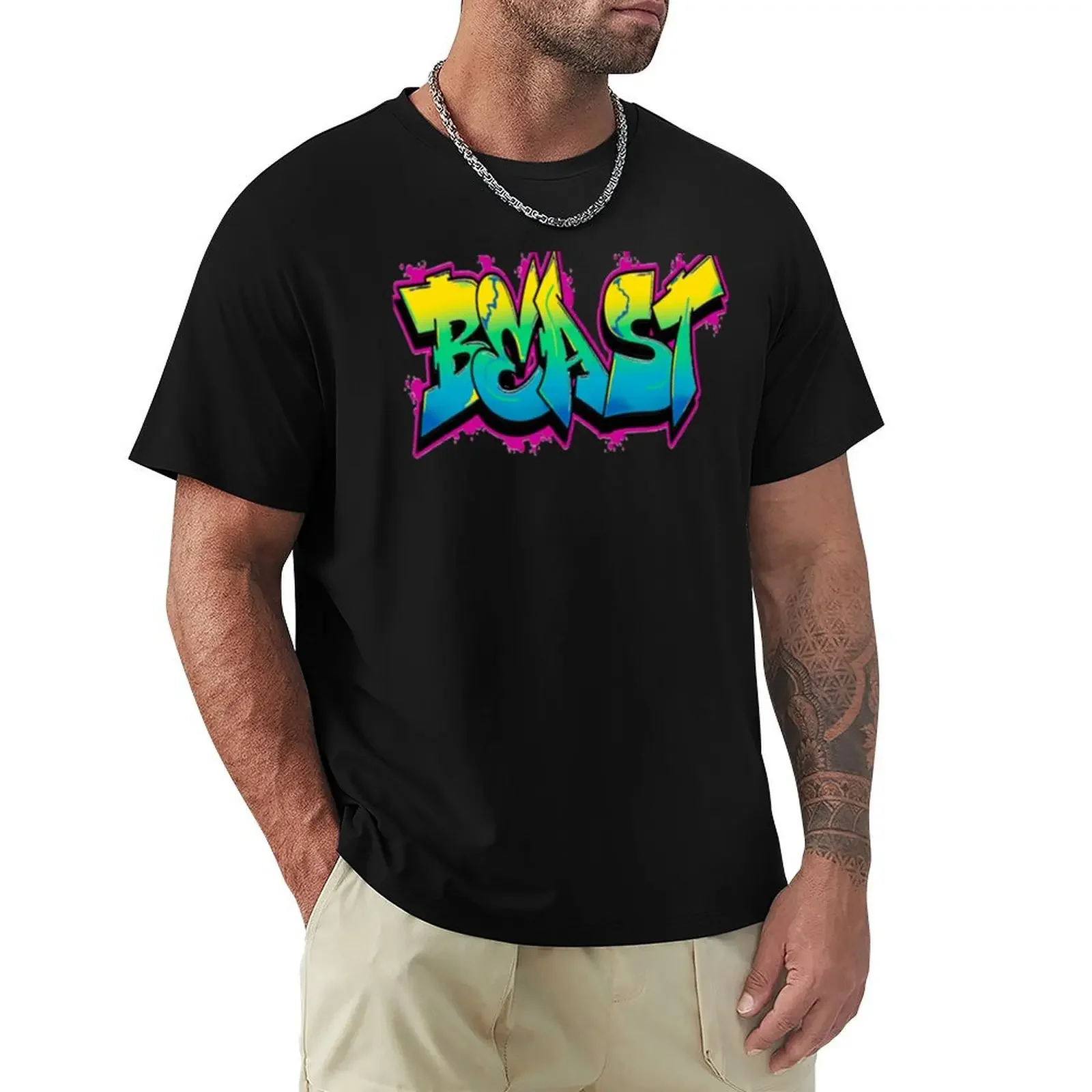 BEAST T-Shirt anime clothes graphic t shirt vintage customs design your own mens fashion