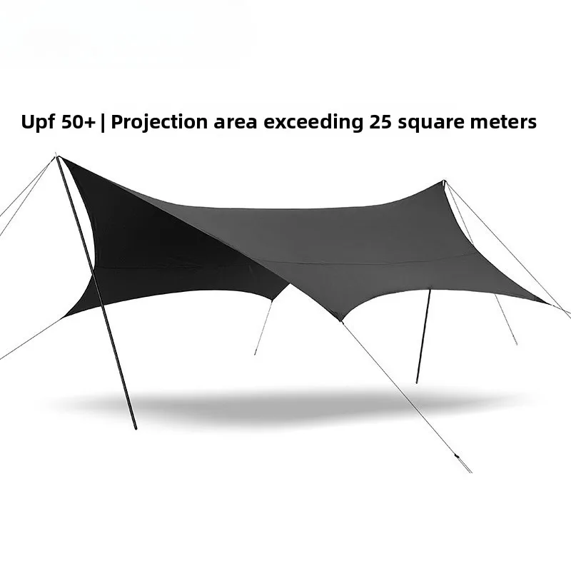 

Vinyl canopy outdoor blackening camping tent shading ultra light