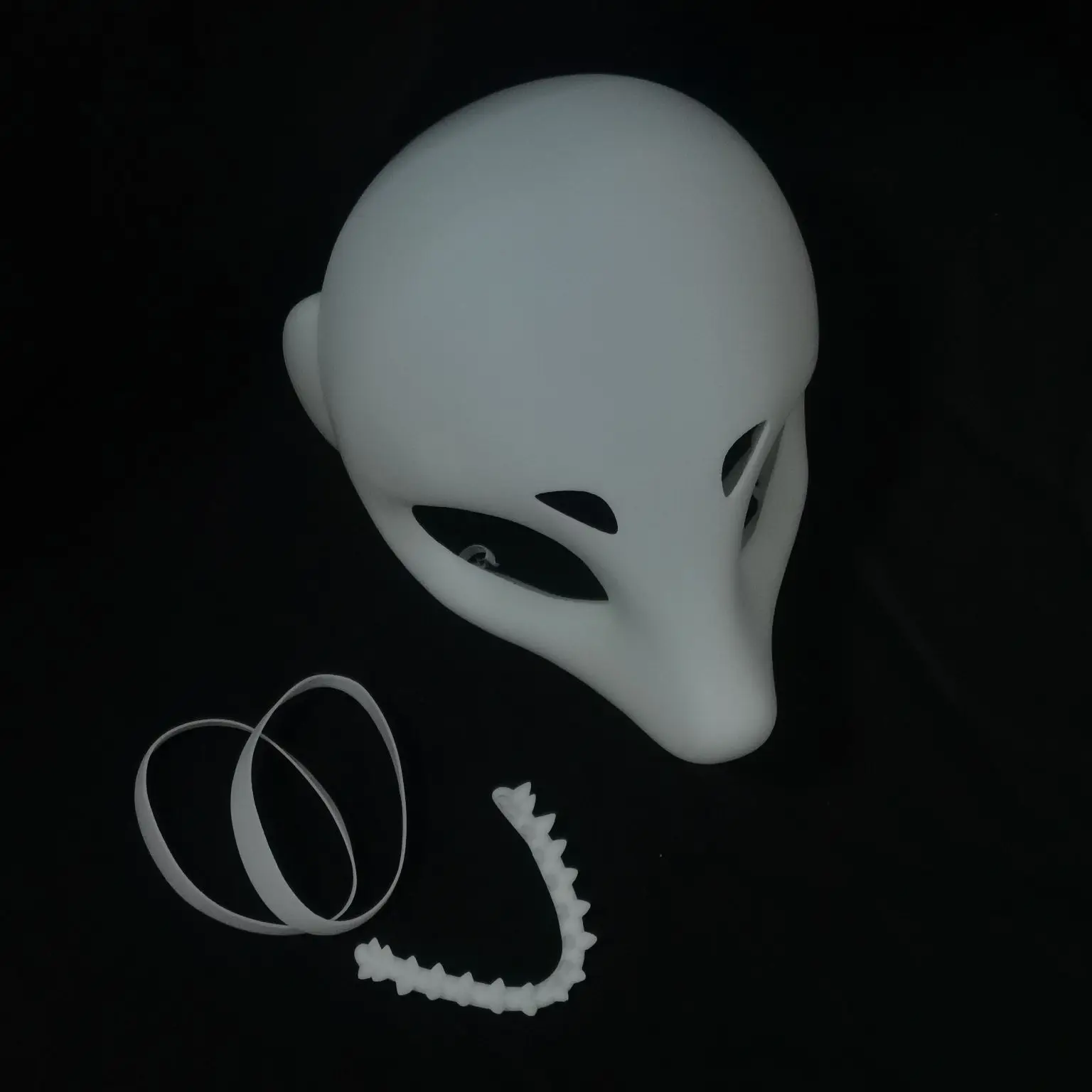 

New Version of Movable Jawed Little Dragon Skull Accessory Furry DIY Prop Resin Material 3D printing