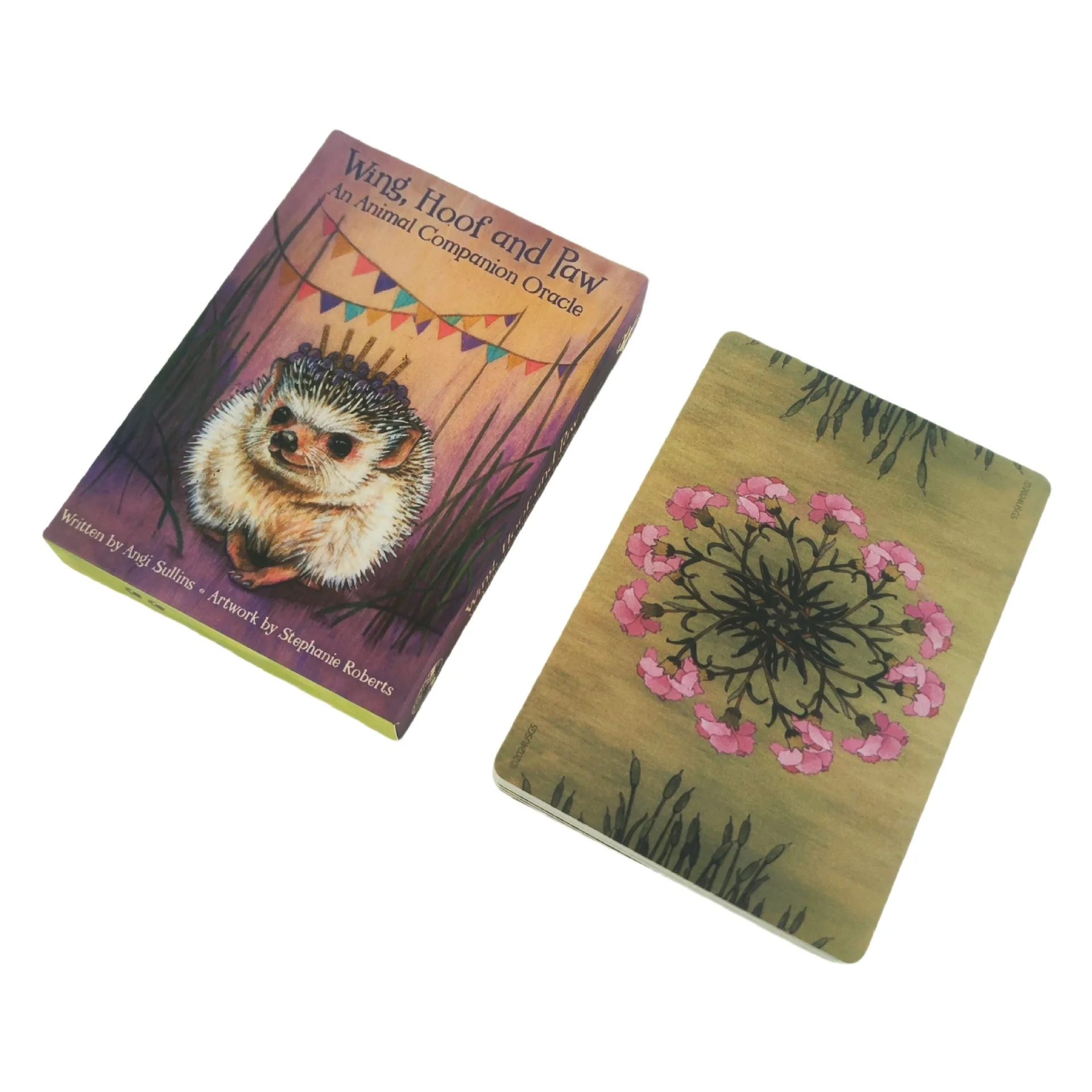 Wing Hoof and Paw Oracle Cards A 44 Deck English Version Divination Edition Animal Companion Tarot Cards Party Board Games