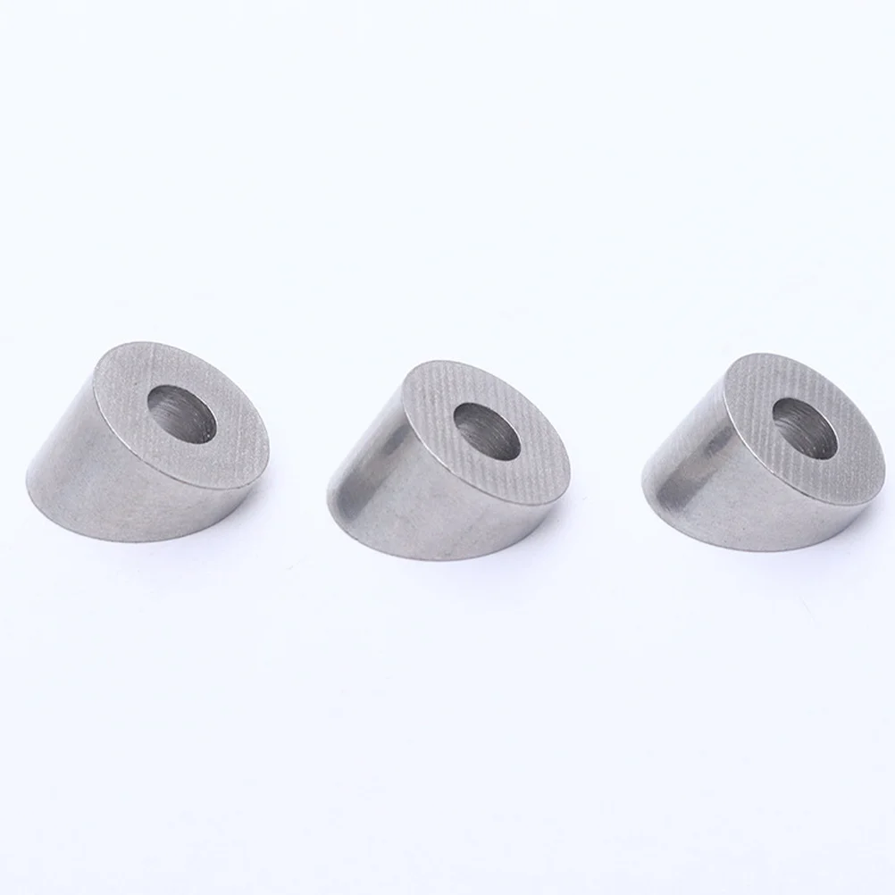 

10Pcs 316 Stainless Steel Cable Railing Kit 30 Degree Angle Beveled Washer for Metal Railing Deck Spacers Angle Washers