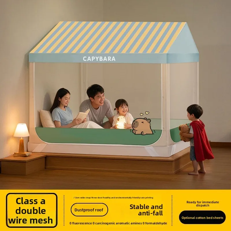 2026 new small house mosquito net, indoor tent, drop-proof and dust-proof house household bedroom yurt