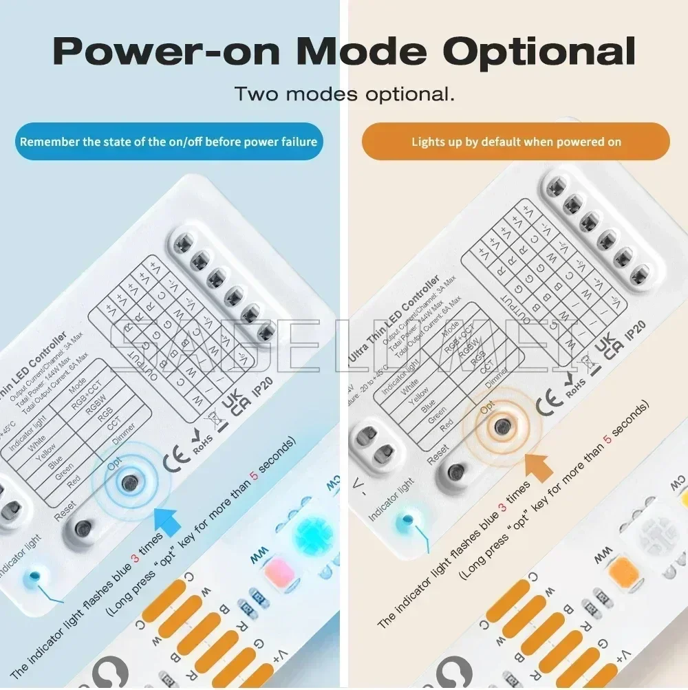 GLEDOPTO GL-C-001P/002P DC5-24V Zigbee3.0 Smart 5 in1 LED Strip Controller Works with various gateways like SmartThings Tuya image 4