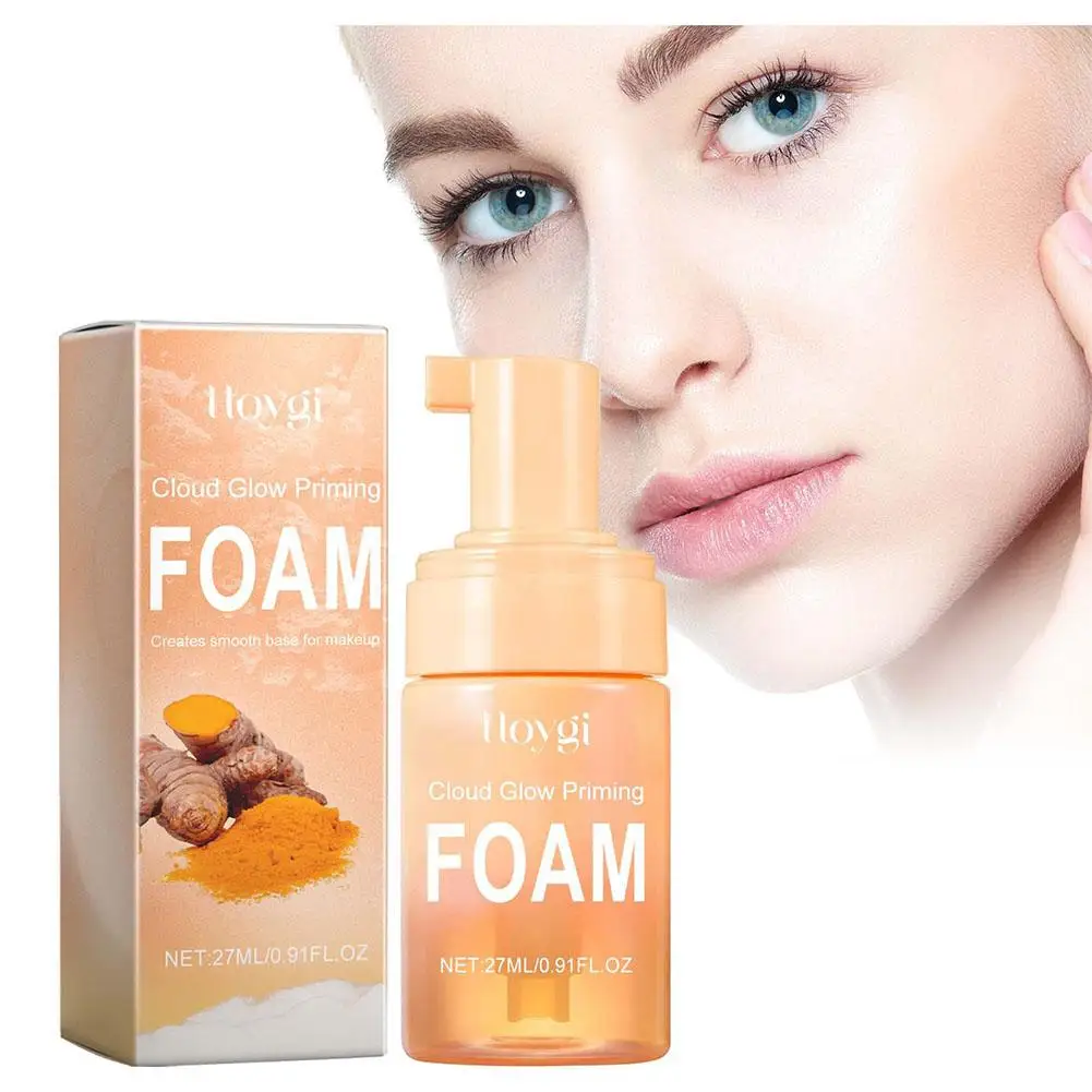 Curcuma Face Toner Moisturizing Mousse macchie scure 27ml prodotti Oil Foam Control gomma termoretraibile segni dell'acne dissolvenza cura pori S5L8