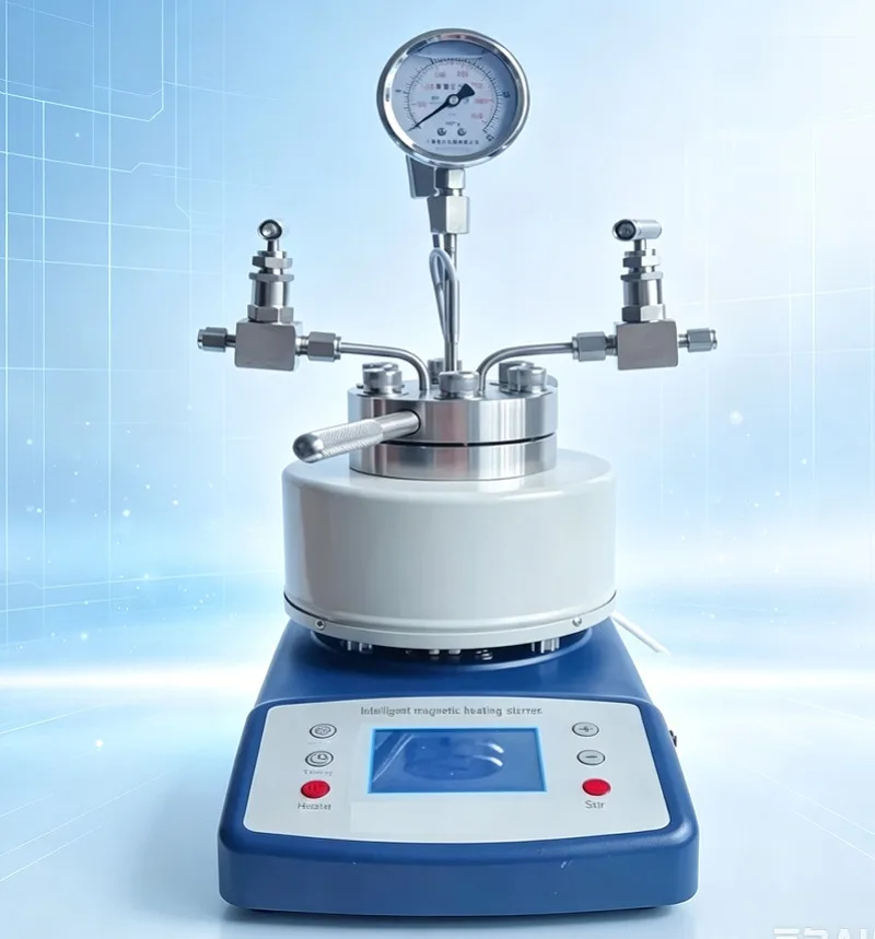 50ml High Pressure Autoclave Reactor, Magnetic Stirrer 350℃/22MPa Customizable Lab Equipment