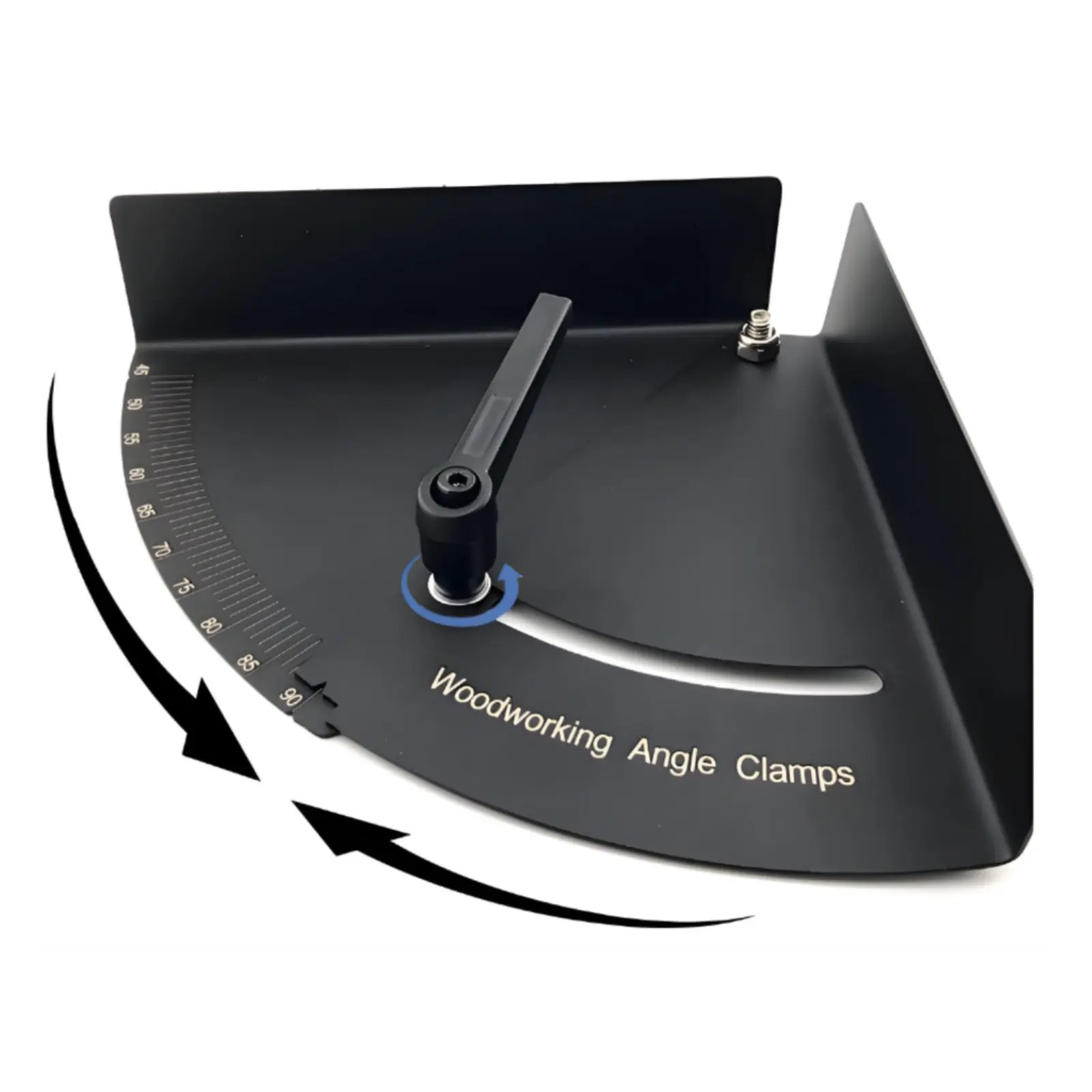 45 90 180 Degree Protractor Sturdy Woodworking Angle Clamp Adjustable Angle Clamp Precision Scale Hand Tool for Wood Cutting view 3