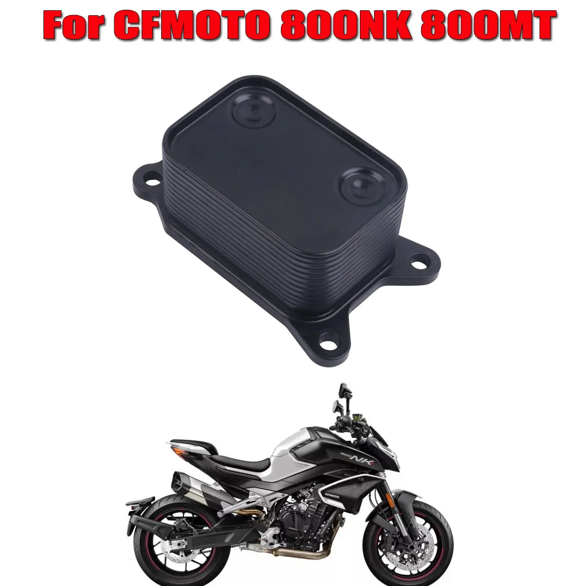 

Motorcycle parts thermostat temperature cover oil cooler assembly Fit For CFMOTO 800NK 800MT