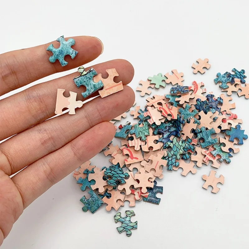 150PCS Mini Test Tube Jigsaw Puzzle Florence Decompression Fidget Toys Famous Painting for Aldult Family Game Educational Toy