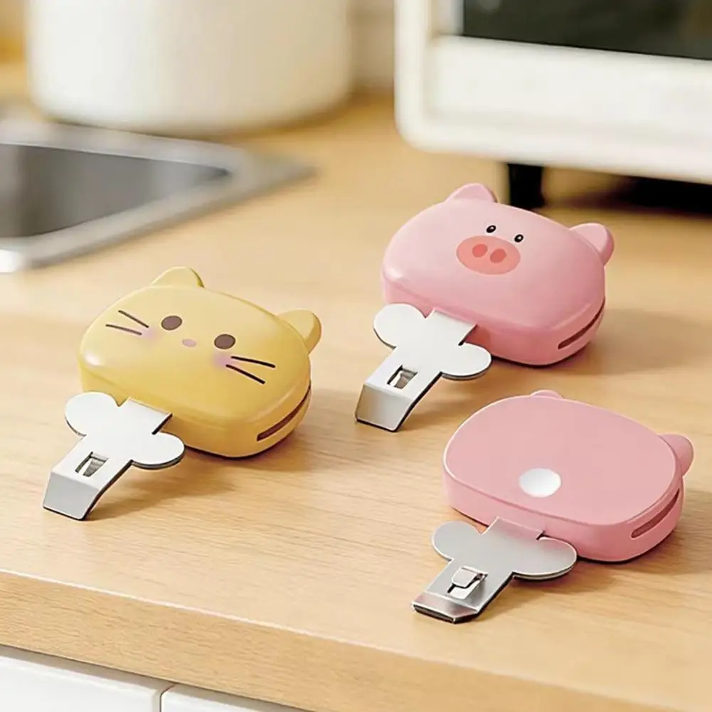 Novelty Bottle Opener Seal Clip Cute Fridge Magnet for Soda Beer Vial Decapper Cartoon Cat Pig Animal Shaped Medicine Bottle Cap
