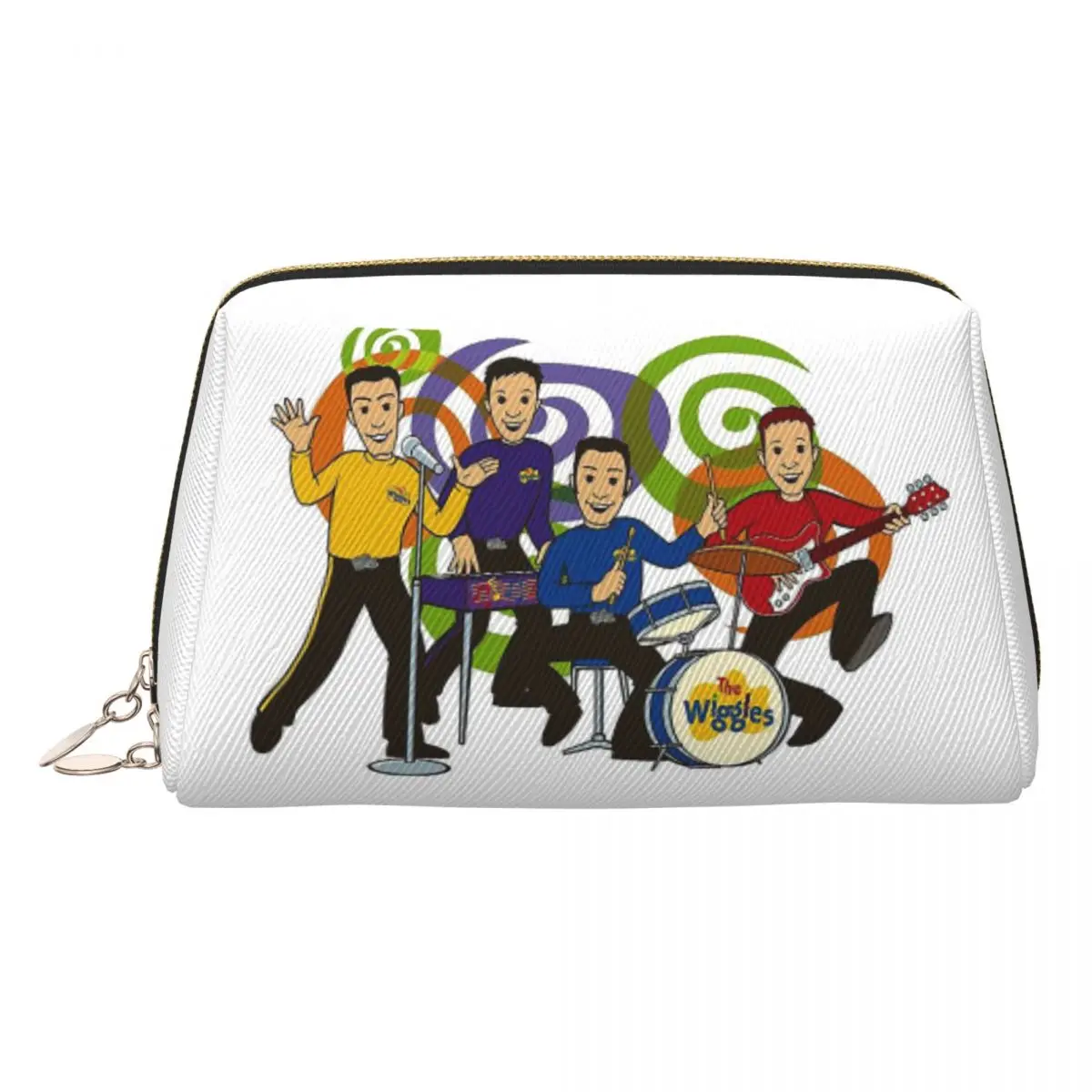 

Wiggles ТВ-шоу музыкальная группа женские косметички дорожный органайзер для макияжа сумка для хранения туалетных принадлежностей Dopp Kit Case