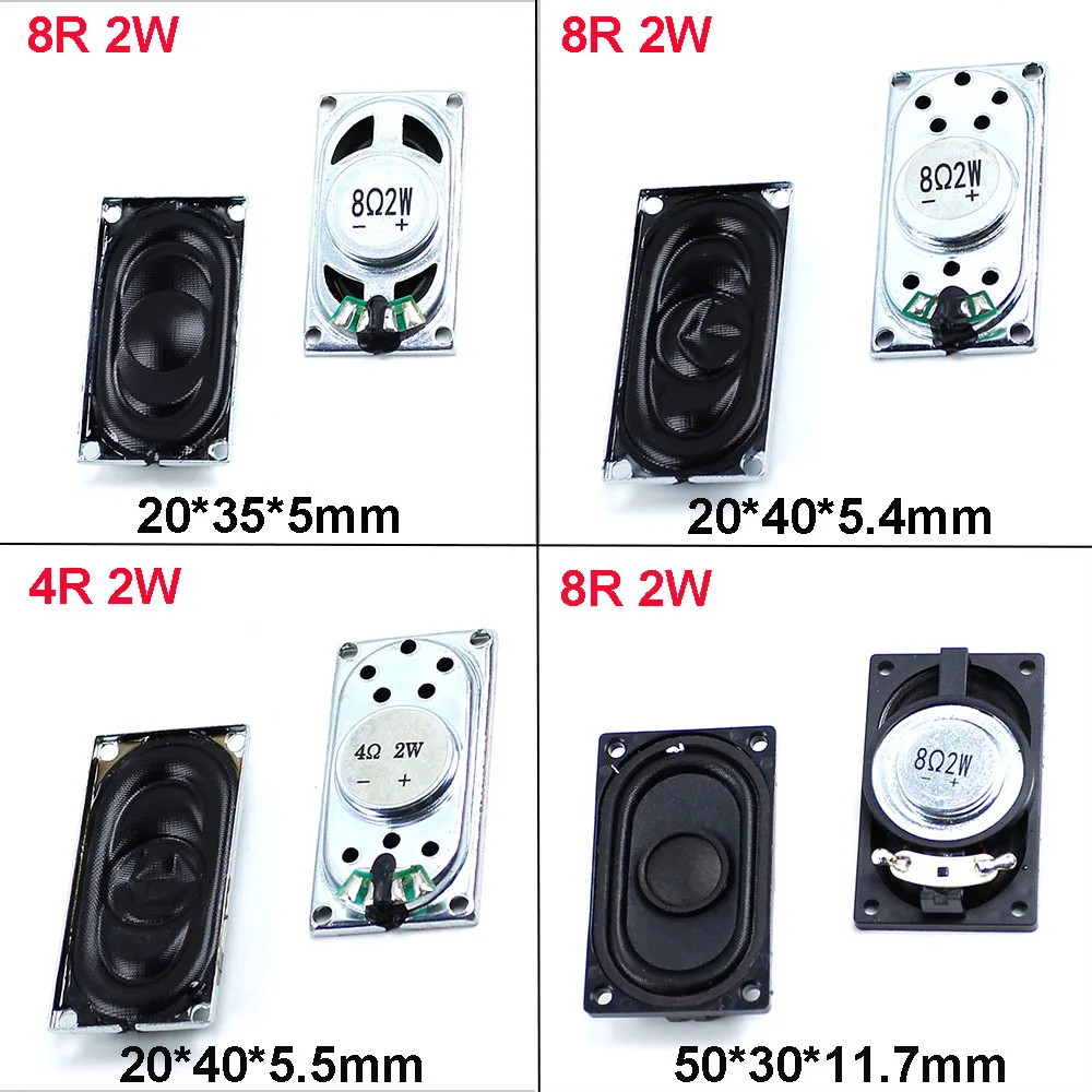 1Pcs Notebook Speaker Horn 2W 8R 4R 4020 Loud speaker 4 8 ohms 2 Watt 4/8R 2W 20*35*5MM 20*40*5.4MM 20*40*5.5MM 50*30*11.7MM