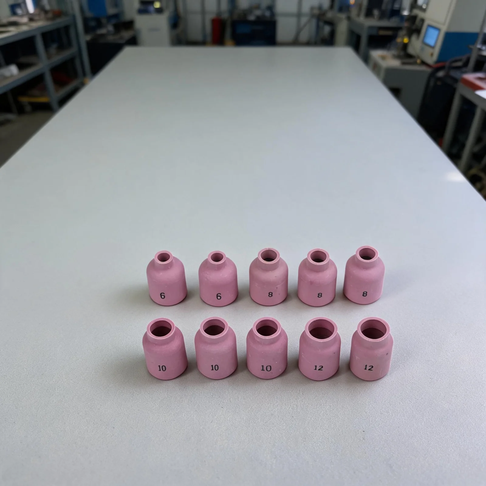10PCS For TIG Welding Nozzle Cups Set for WP17 WP18 WP26 Torch Cups Including Size Range 6 to 12 for Versatility