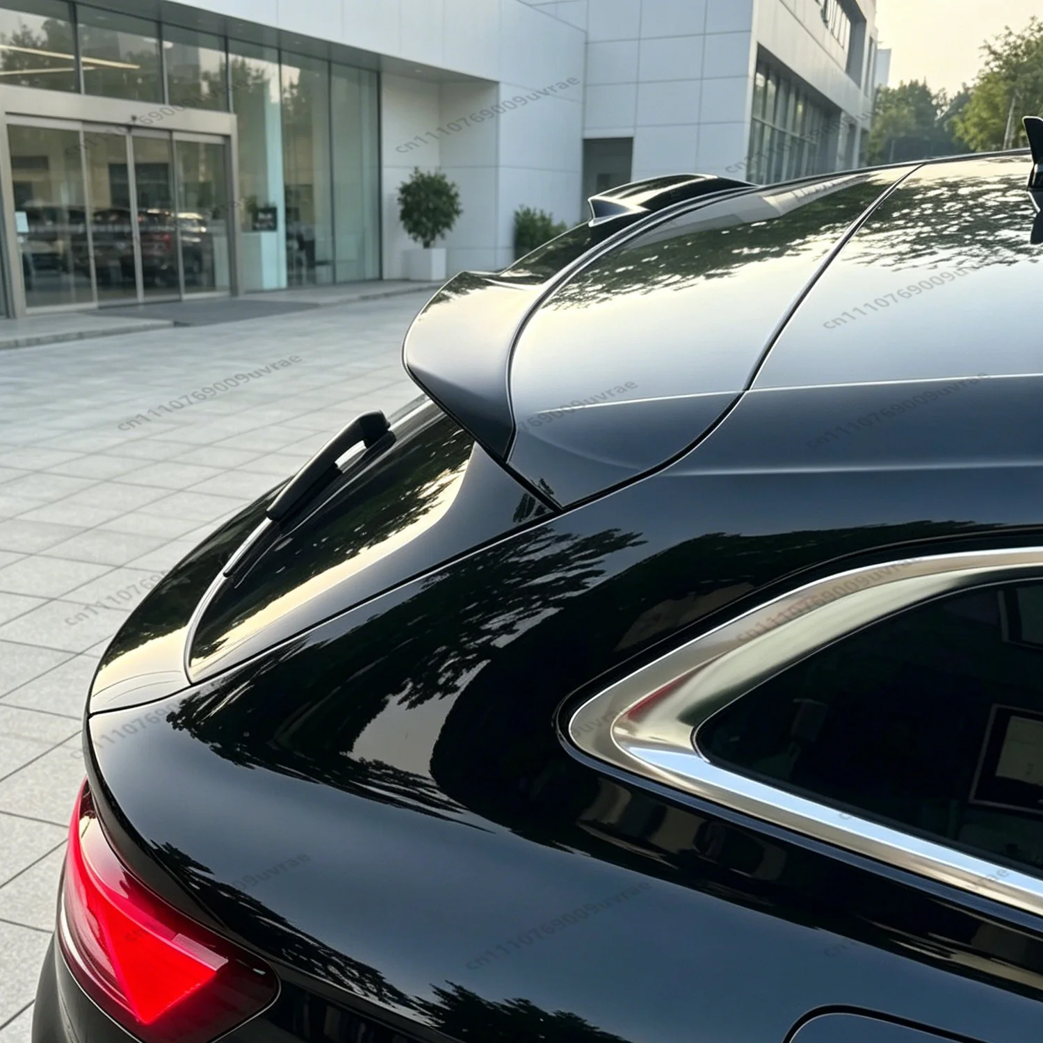 Gloss Black Max Style Rear Spoiler Caps for VW Arteon Shooting Brake Estate TSI TDI R-line 2021-2026 Rear Top Tail Wing Bodykits