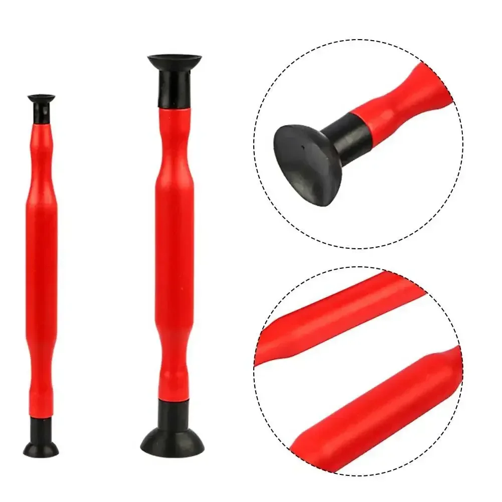 2 Pcs Valve Lapping Sticks Plastic Grip With Suction Cup For Auto Motorcycle Cylinder Engine Valves Dust Grinding Tool