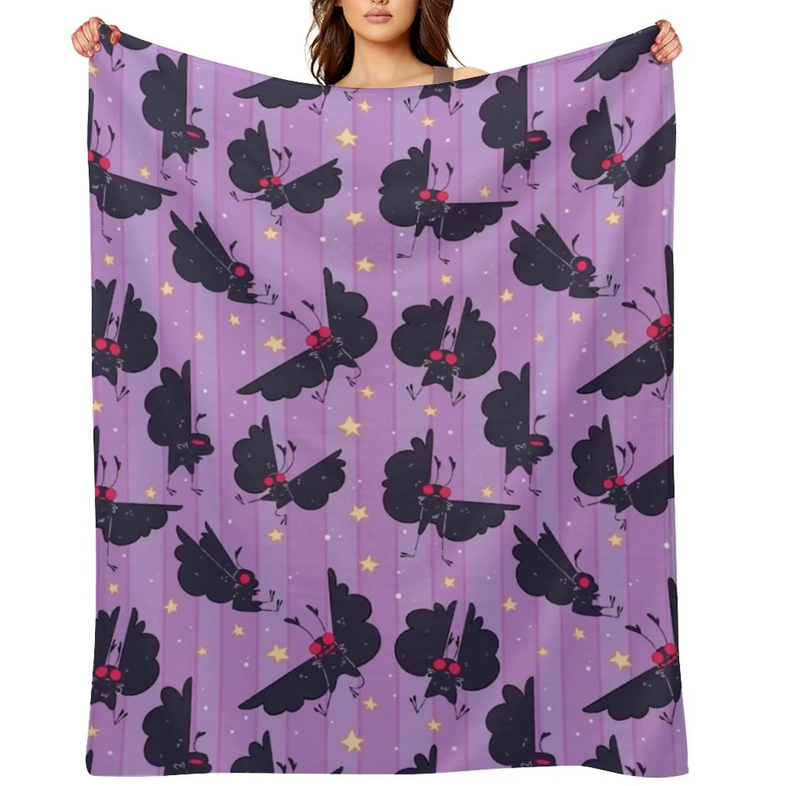 

mothman stripes and stuffs Throw Blanket manga Warm cosplay anime Luxury St Blankets