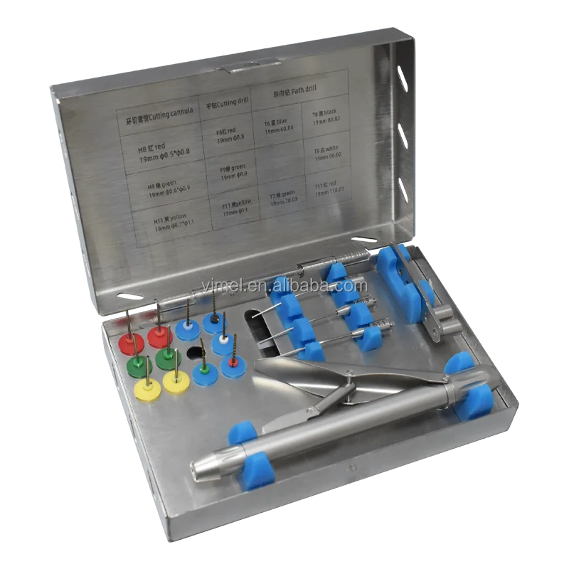 New In Root Canal File Extrator Stainless Steel Dental Tool Box Dental Equipment