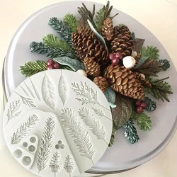 1pcLeaves Garland Pine Cone Wreath Silicone Mold,Candle Aromatherapy Silicone Mold,Clay Plaster Handmade Soap Silicone Mold,Crys