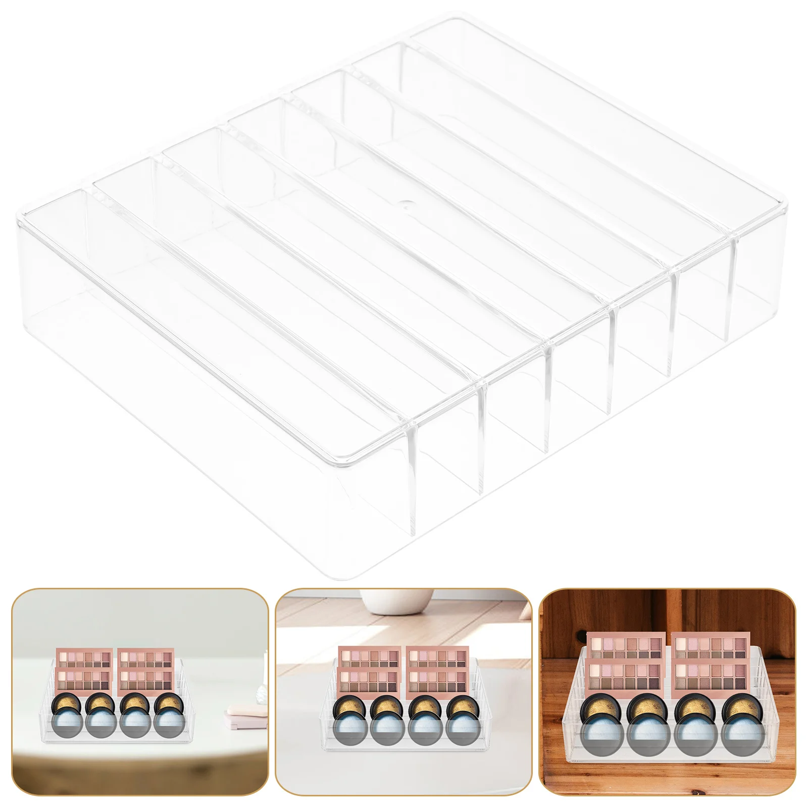 Oogschaduwbakje Opbergdoos Make-up Stand Organizer Vanity Container Compartiment Paletten Organisatoren