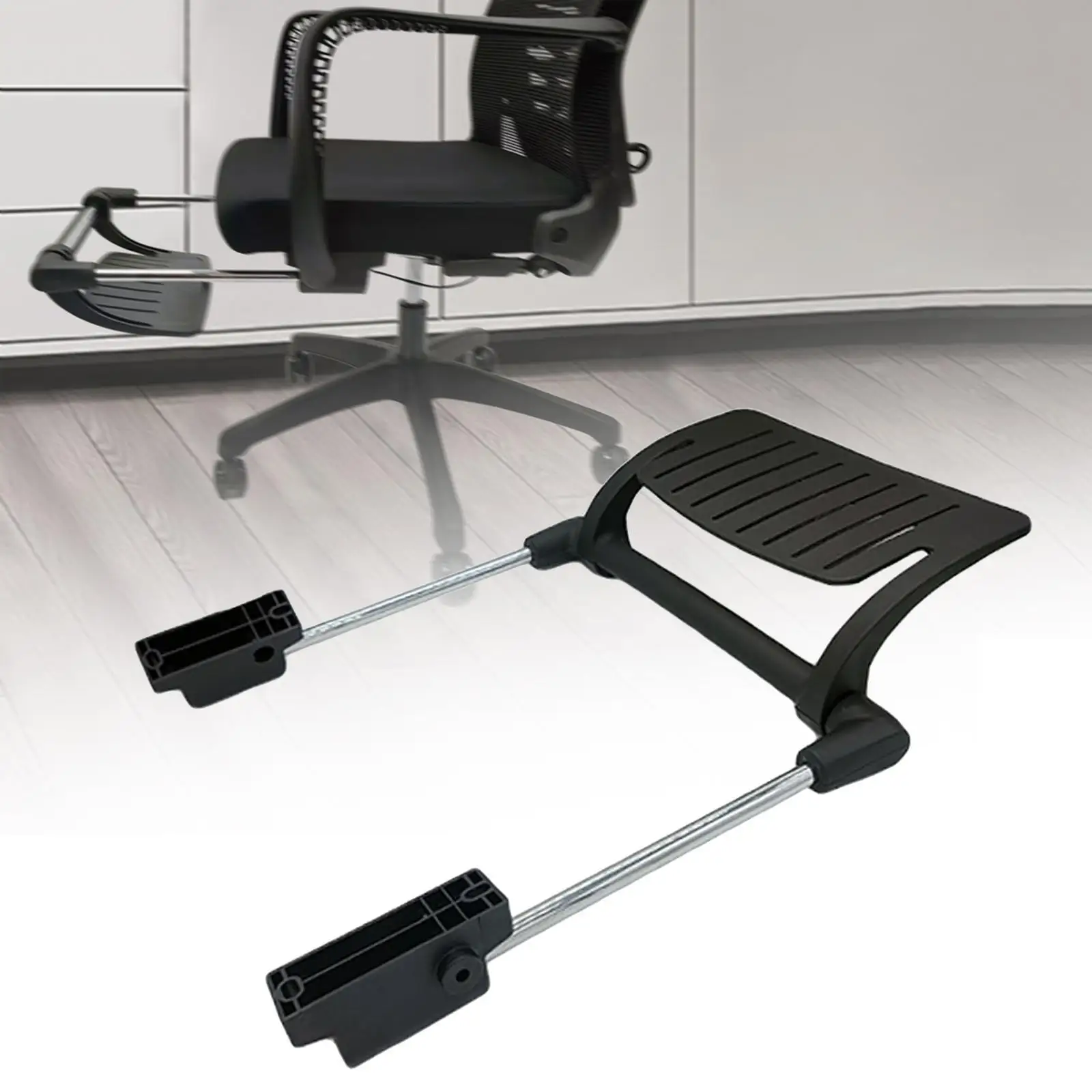 

Office Chair Footrest Wide Easy Installation Attachment Desk Chair Foot Rest