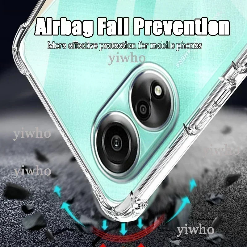 OPPO A78 A58 4G A98 A77S A57 5G A17 A17K 용 충격 방지 케이스, 크리스탈 클리어 TPU 후면 커버, Oppo A 78 58 98 77 57 17 K S