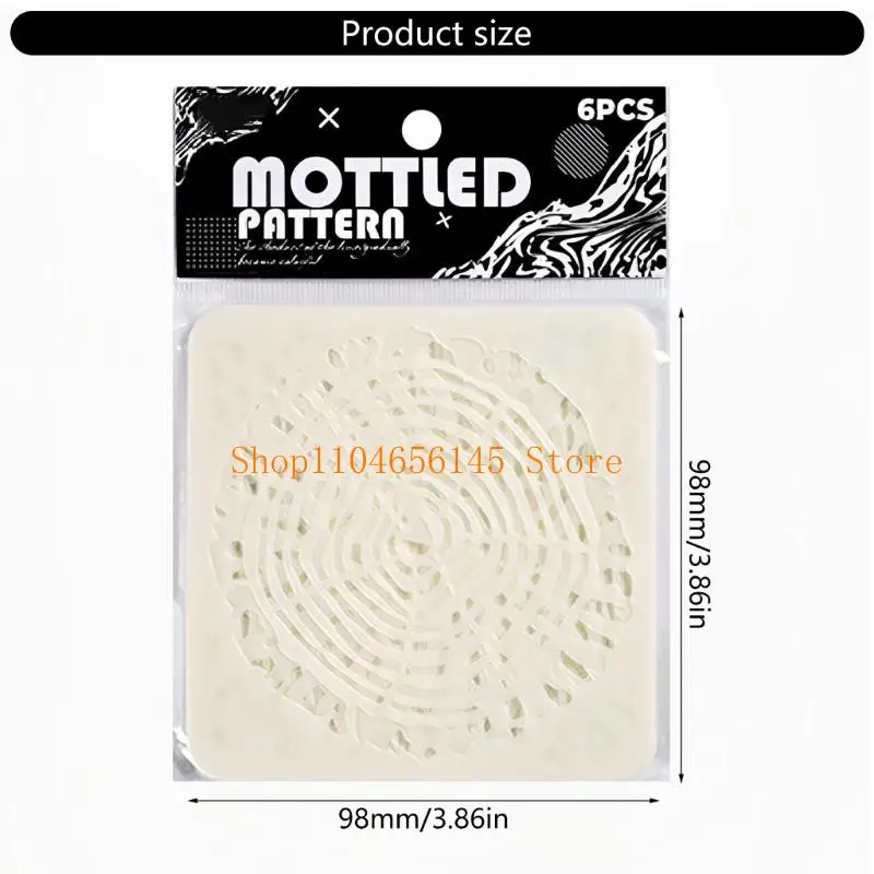 5AsD 6 PCs estênceis camadas CRAÇÃO FLORES MODELOS DESENHO FLORES PARA PROJETOS ESCOLAROS E HABBYS CRIATIVOS